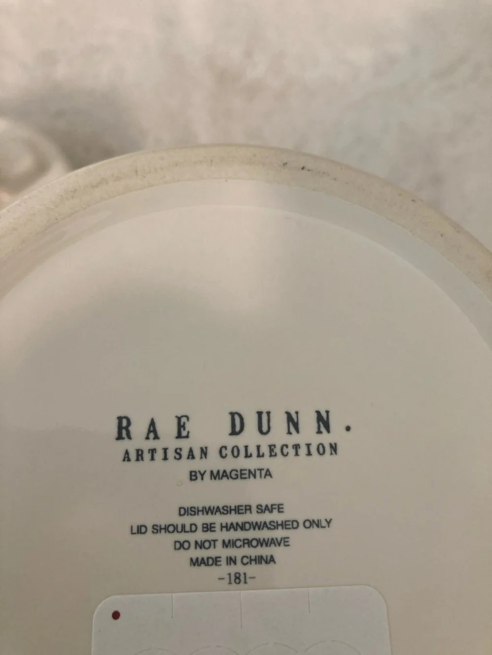 Rae Dunn Ceramic Canister with French Press Illustration